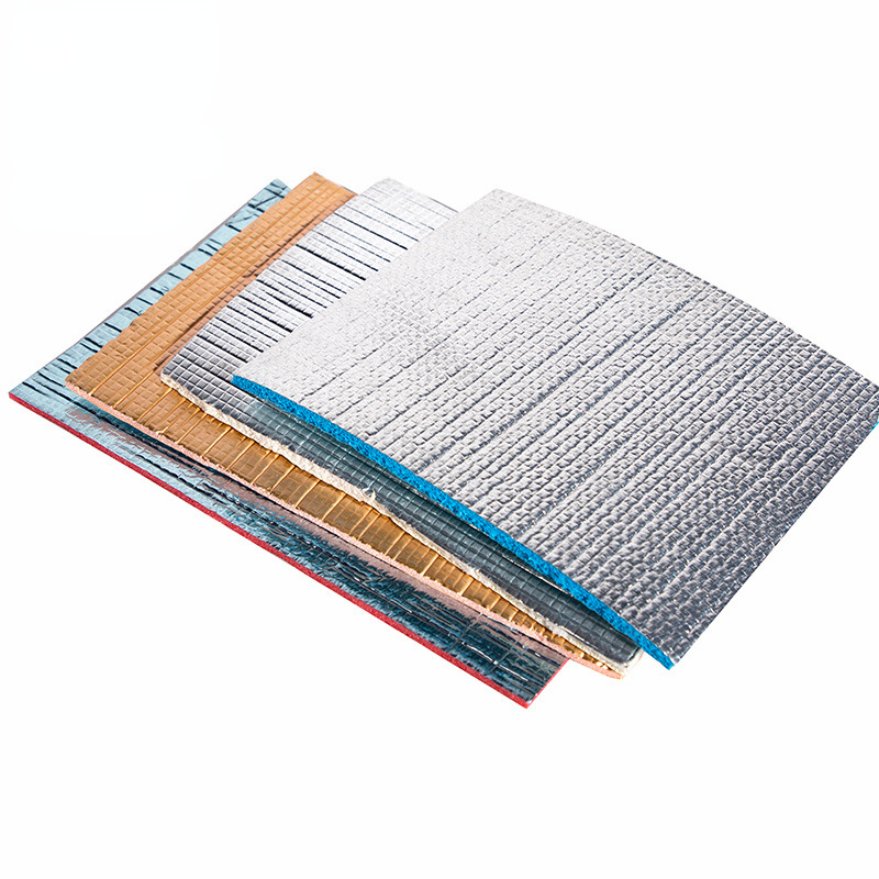 Custom XPE Foam Insulation Thermal Closed Cell Sound Heat Proofing Self Adhesive Roll Aluminum Foil Composite - PAIDU