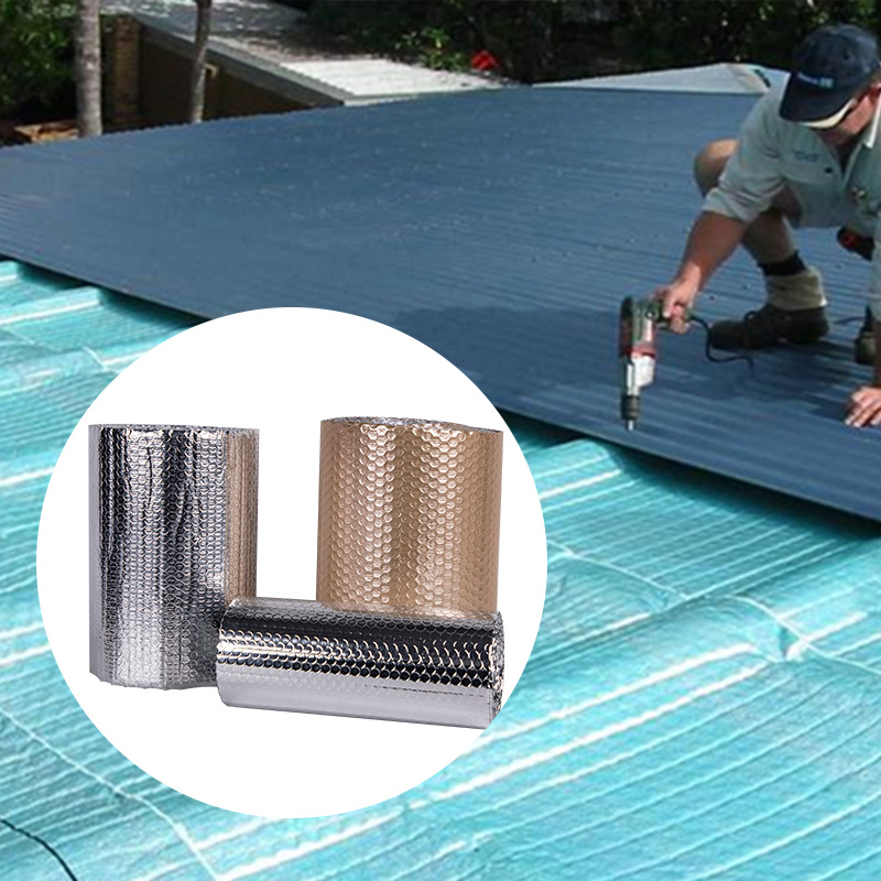 Custom XPE Foam Insulation Thermal Closed Cell Sound Heat Proofing Self Adhesive Roll Aluminum Foil Composite - PAIDU