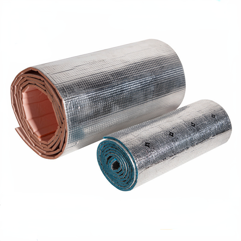 Custom XPE Foam Insulation Thermal Closed Cell Sound Heat Proofing Self Adhesive Roll Aluminum Foil Composite - PAIDU